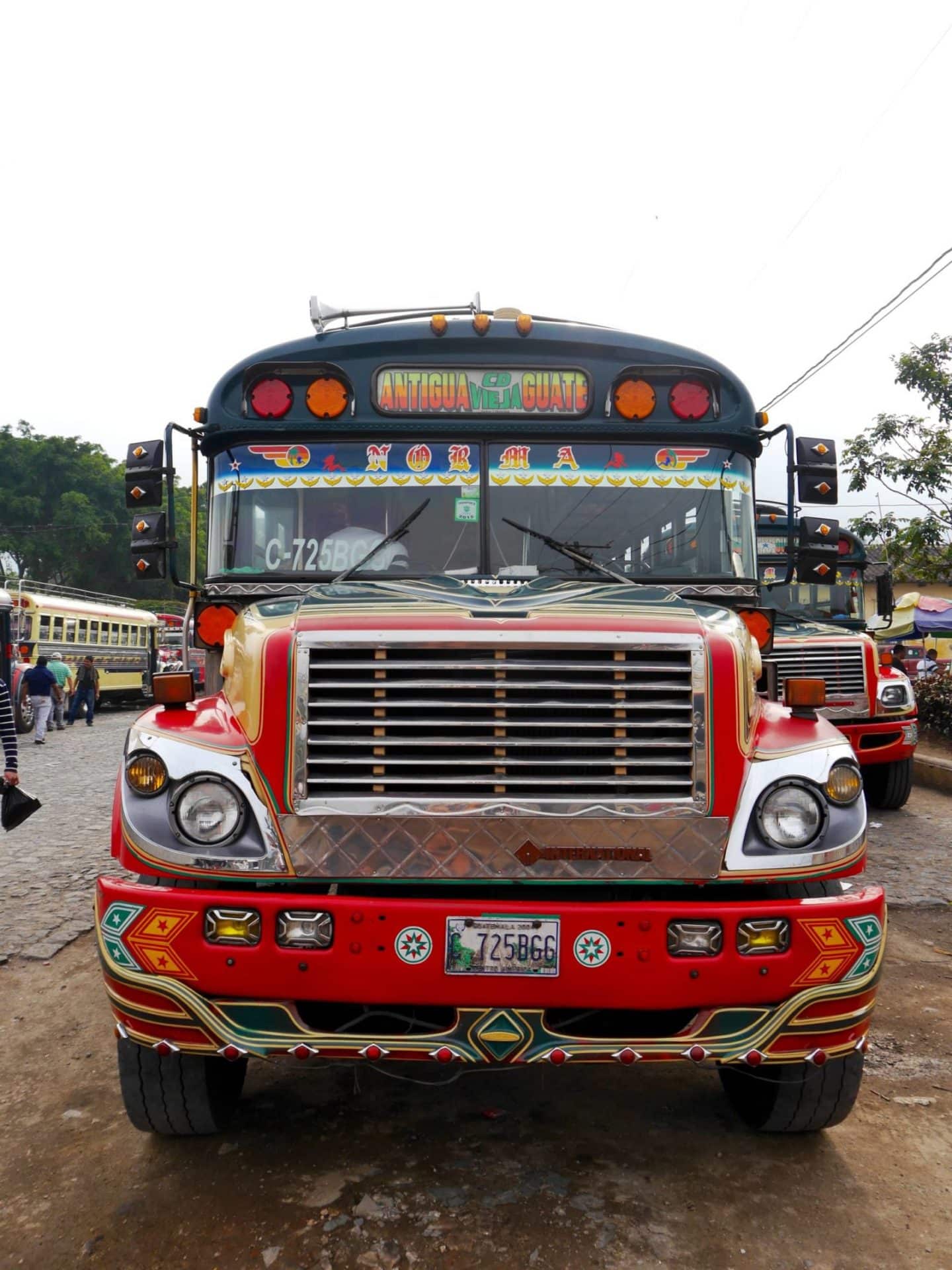 antigua-guatemala-chicken-bus