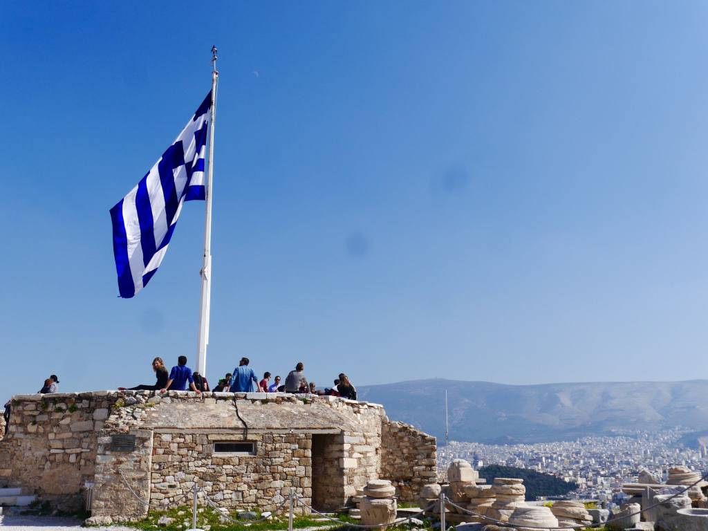 greek-flag-acropolis-greece-athens