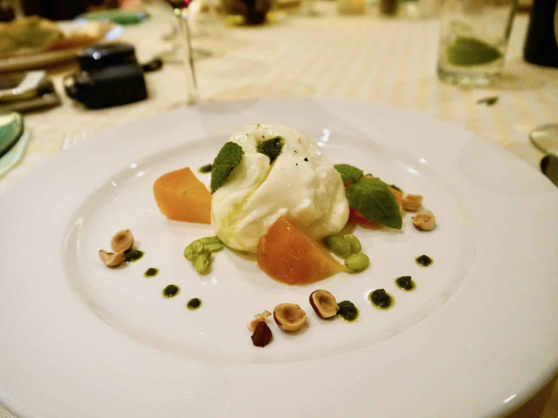 Burrata fine dining - reasons to try a cruise