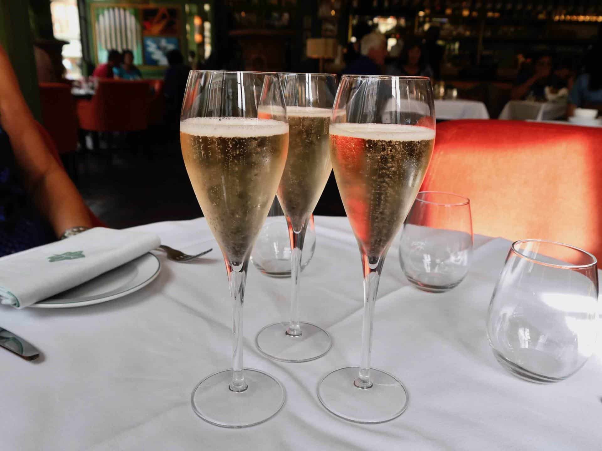 Champagne flutes | Afternoon tea at The Ivy St Helens Square, York