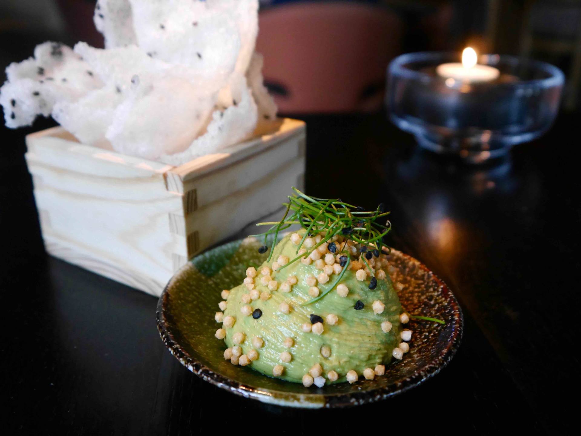 Pea Guacamole | Issho Restaurant Leeds | Best Sushi in Leeds